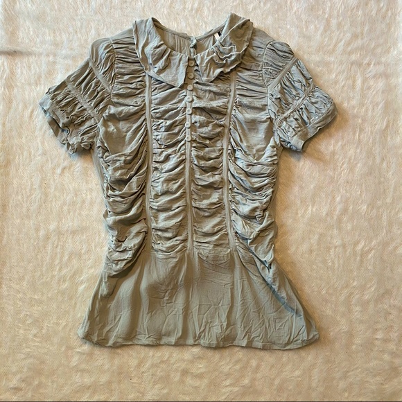 Topshop Tops - 🌼3/$25🌼TopShop Peter Pan Collar Button Up Blouse